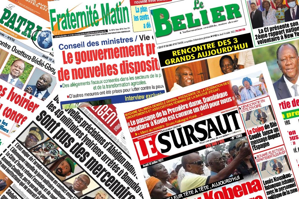 Côte d’Ivoire-AIP/REVUE DE PRESSE : Divers sujets d’actualités meublent les quotidiens ce lundi