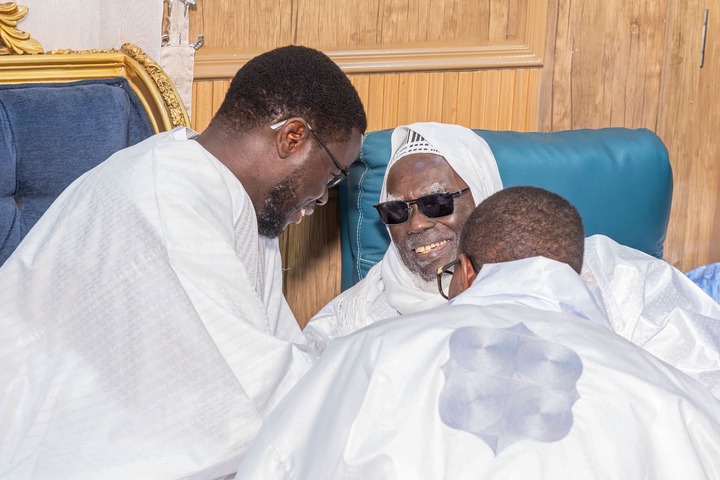 Diomaye Faye et le Khalife des Mourides