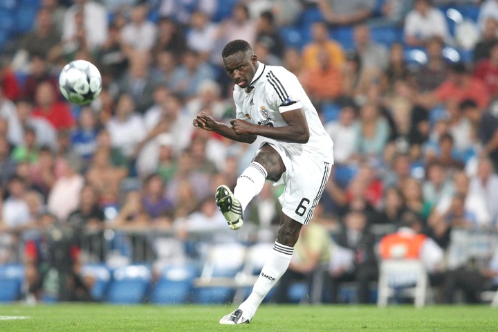 Mahamadou avec le Real Madrid.