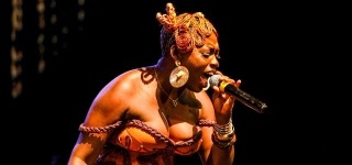 la-ministre-francoise-remarck-a-celebre-les-35-ans-de-carriere-de-bomou-bassa-pere-de-didi-b-entouree-du-rappeur-et-de-bomou-mamadou